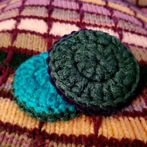 Crochet pot scrubber